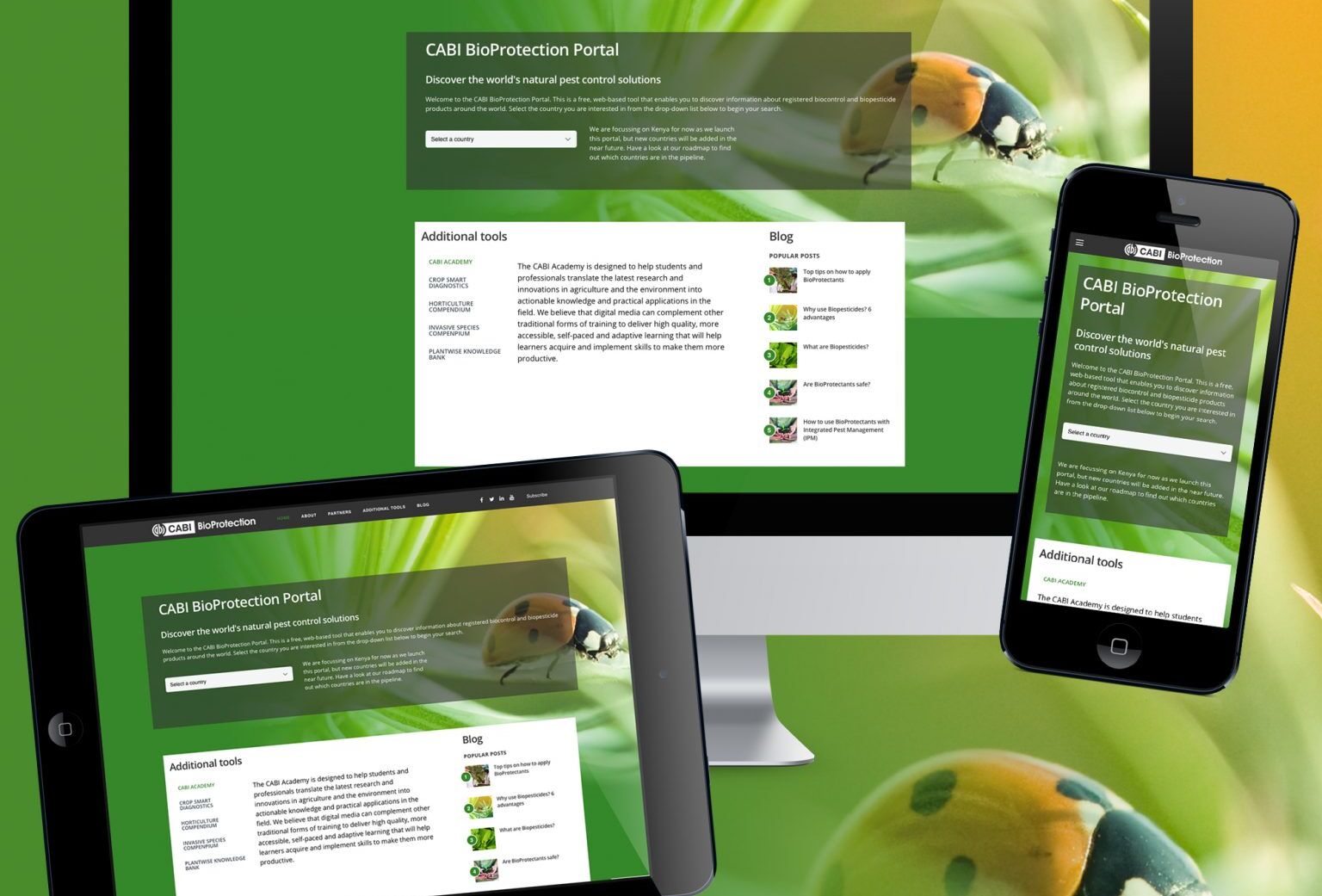 El portal web de bioprotección de cultivos CABI llega a Perú